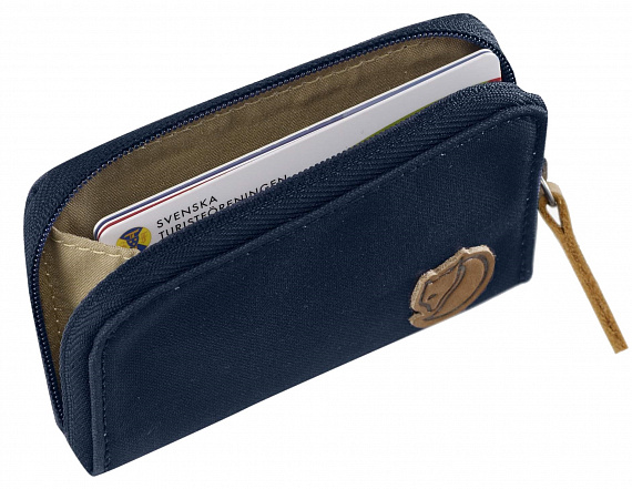 Кошелек Fjallraven Zip Card Holder Navy - Фото 4 большая