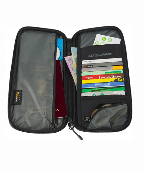 Кошелёк Sea to Summit Travel Wallet RFID Large Black - Фото 2 большая