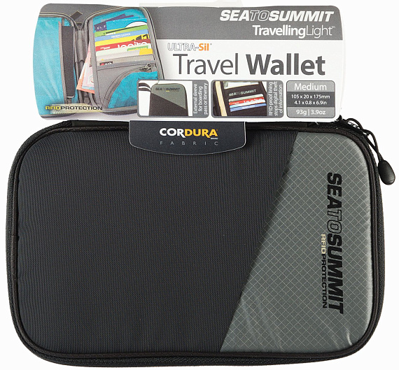 Кошелек Sea to Summit Travel Wallet RFID Small Black - Фото 1 большая