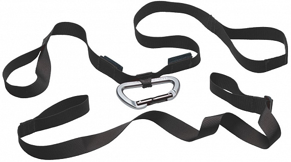 Стропы с карабином Lundhags Speik Secura Safety System Charcoal - Фото 1 большая