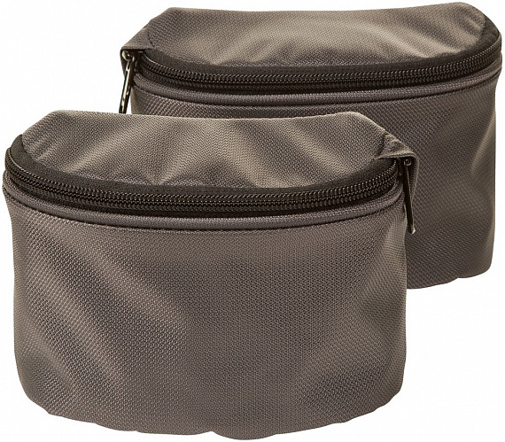 Карманы на пояс рюкзака Bergans Hip Belt Pocket 2pcs Solid Charcoal - Фото 1 большая