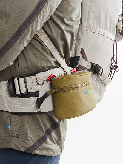 Карман на рюкзак Klattermusen Hipbelt Pocket 2.0 Meadow Green - Фото 2 большая