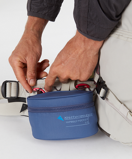 Карман на рюкзак Klattermusen Hipbelt Pocket 2.0 Meadow Green - Фото 5 большая