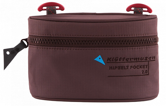 Карман на рюкзак Klattermusen Hipbelt Pocket 2.0 Amaranth Red - Фото 1 большая