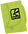 Накидка на рюкзак Bask Raincover V2 55-90л Lime - Фото 2 малая