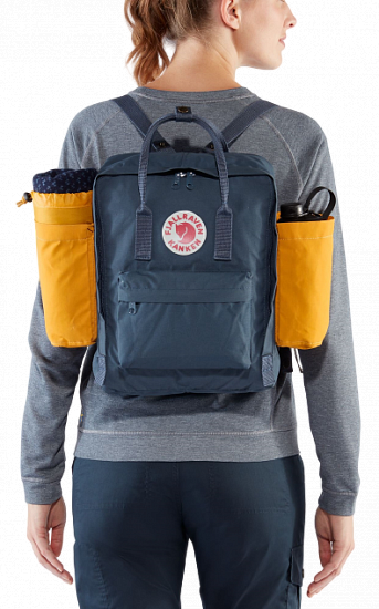 Карман для рюкзака Fjallraven Kanken Bottle Pocket Foliage Green - Фото 4 большая