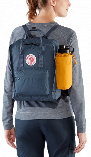 Карман для рюкзака Fjallraven Kanken Bottle Pocket Foliage Green - Фото 5 большая