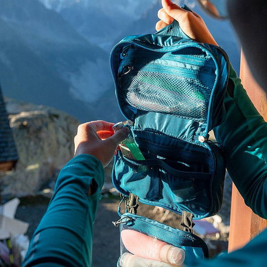 Косметичка Osprey Ultralight Zip Waterfront Blue - Фото 4 большая