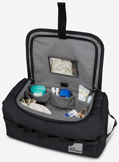 Несессер Jack Wolfskin Konya Washbag Black - Фото 5 большая