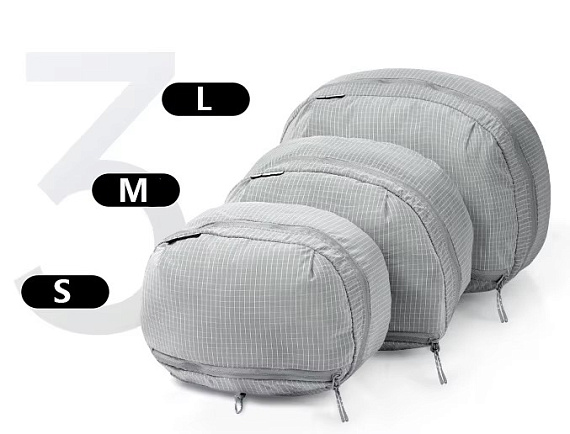 Косметичка Naturehike Compartment Organizers Grey - Фото 2 большая
