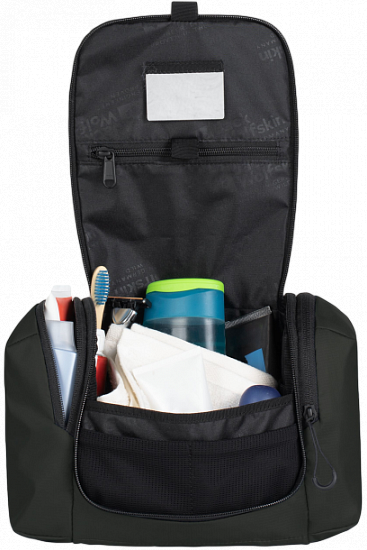 Несессер Jack Wolfskin Wandermood Washbag Granite Black - Фото 2 большая