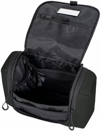 Несессер Jack Wolfskin Wandermood Washbag Granite Black - Фото 3 большая