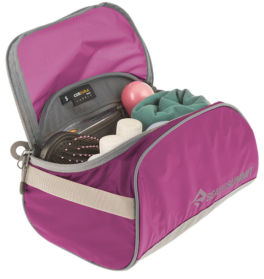Несессер Sea to Summit Toiletry Cell L Berry/Grey - Фото 2 большая