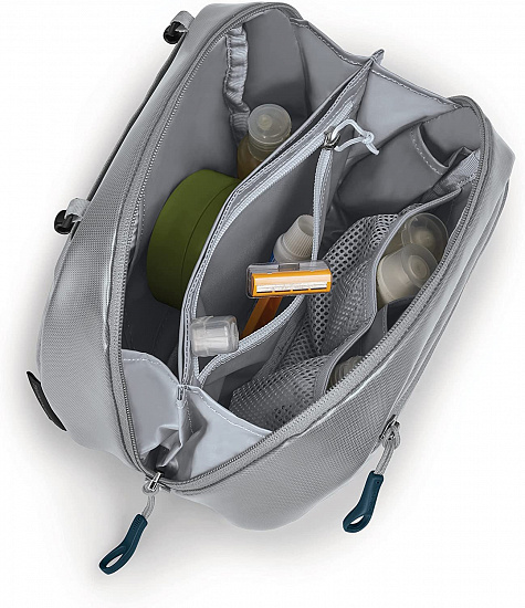 Косметичка Osprey Transporter Toiletry Kit Large Smoke Grey - Фото 5 большая