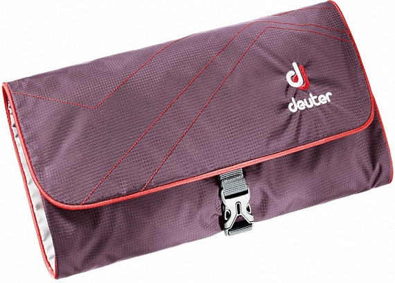 Несессер Deuter Wash Bag II Aubergine-Fire - Фото 1 большая