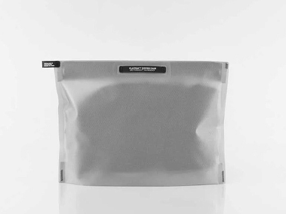 Водонепроницаемая косметичка Matador FlatPak Zipper Toiletry Case Белый - Фото 3 большая