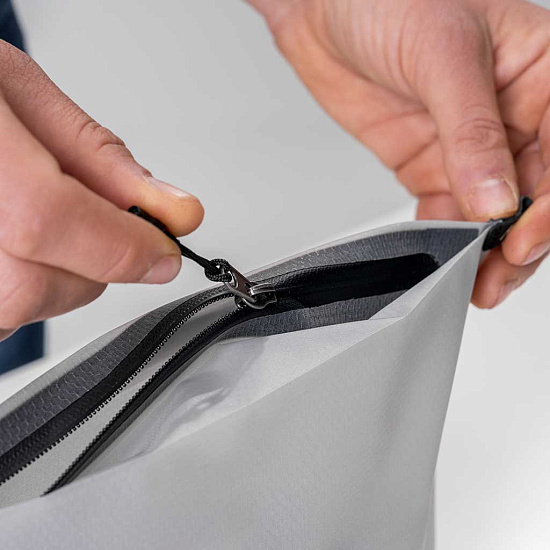 Водонепроницаемая косметичка Matador FlatPak Zipper Toiletry Case Белый - Фото 9 большая