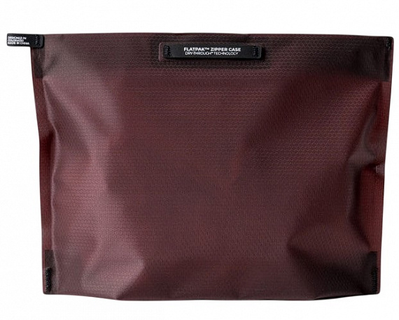 Водонепроницаемая косметичка Matador FlatPak Zipper Toiletry Бордовый - Фото 1 большая