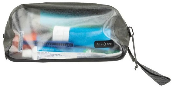Водонепроницаемая косметичка Nite Ize RunOff Waterproof Charcoal - Фото 7 большая