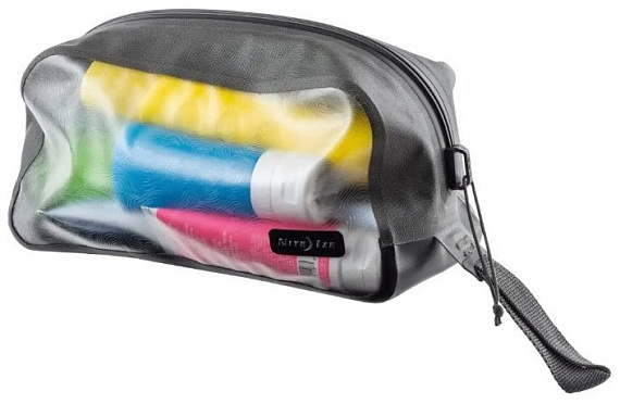 Водонепроницаемая косметичка Nite Ize RunOff Waterproof Charcoal - Фото 8 большая