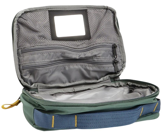 Несессер The North Face Base Camp Voyager Toiletry Kit Duck Green/Shady Blue - Фото 4 большая