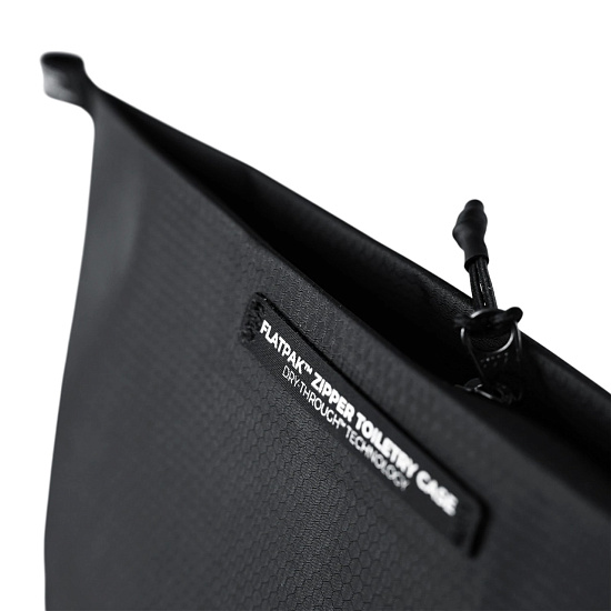 Водонепроницаемая косметичка Matador FlatPak Zipper Toiletry черный - Фото 11 большая