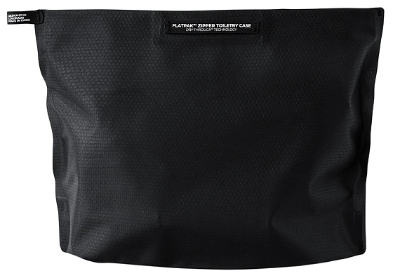 Водонепроницаемая косметичка Matador FlatPak Zipper Toiletry черный - Фото 12 большая
