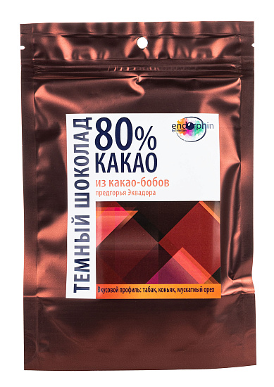 Тёмный шоколад Endorphin Эквадор - Фото 1 большая