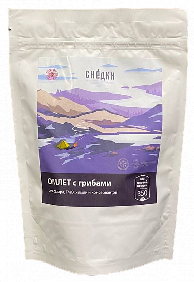 Омлет Снедки с грибами 350г - Фото 1 большая