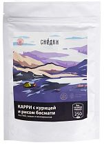 Карри Снедки с курицей и рисом басмати 250г