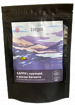 Карри Снедки с курицей и рисом басмати 250г