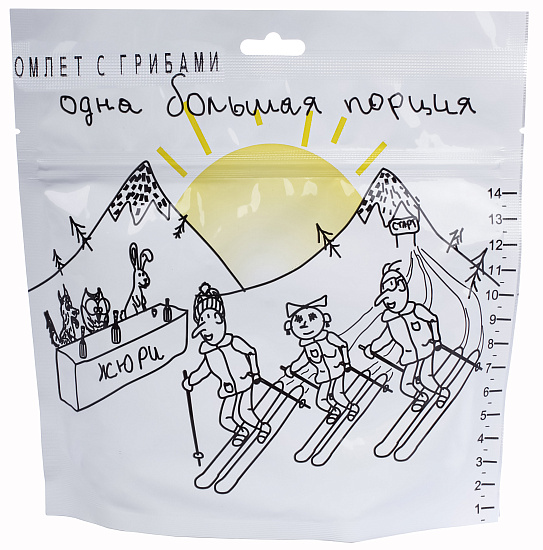 Омлет с грибами Спецдеталь 90г - Фото 1 большая