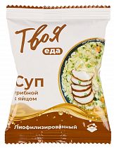 Суп Твоя еда грибной с яйцом 12г