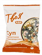 Суп Твоя еда с креветками и морепродуктами 12г