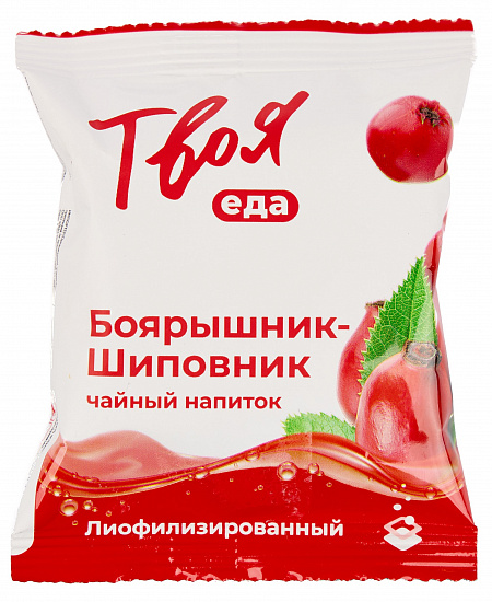 Напиток чайный Твоя еда из боярышника и шиповника с розой 15г - Фото 1 большая