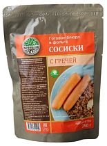 Сосиски с гречневой кашей Кронидов 250г