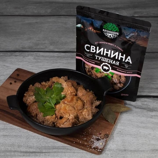 Свинина тушёная Кронидов 325г - Фото 3 большая