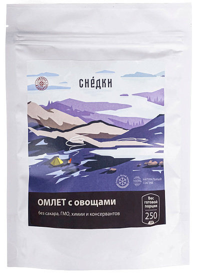 Омлет с овощами Снедки 250г - Фото 1 большая