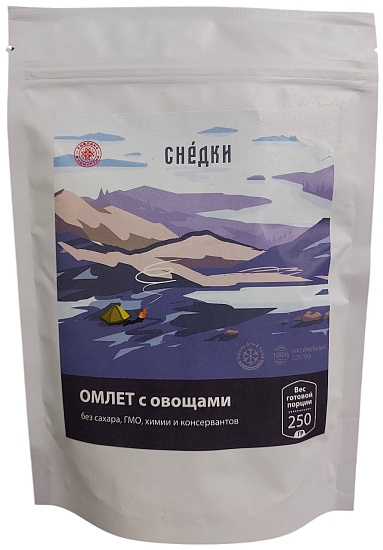 Омлет с овощами Снедки 250г - Фото 1 большая