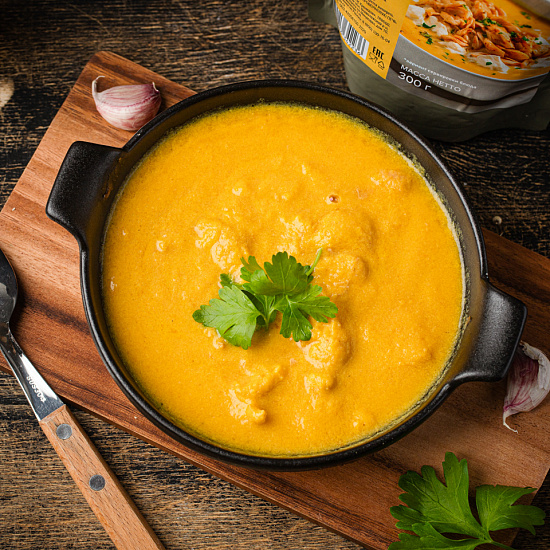 Суп-пюре Кронидов тыквенный с курицей 300г - Фото 2 большая