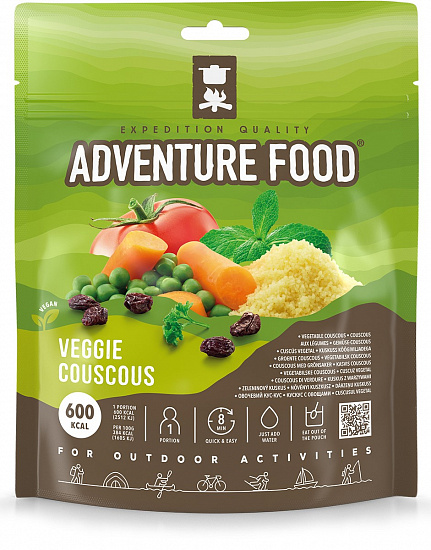 Кускус с фруктами и мятой Adventure Food Veggie Couscous - Фото 1 большая