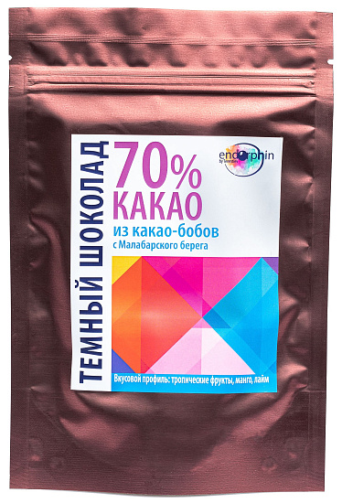 Тёмный шоколад Endorphin Малабар - Фото 1 большая