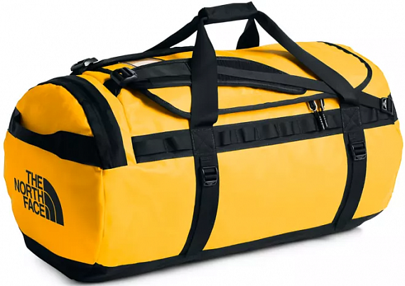 Баул The North Face Base Camp Duffel - L Summit Gold/TNF Black  - Фото 1 большая