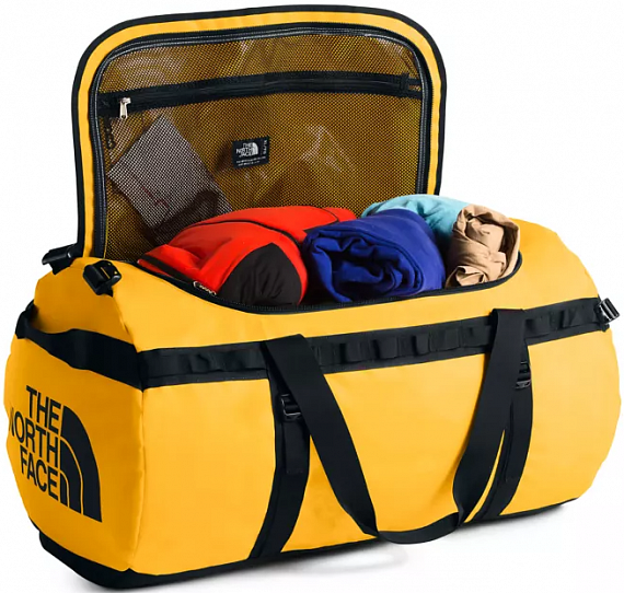 Баул The North Face Base Camp Duffel - XL Summit Gold/Black - Фото 4 большая
