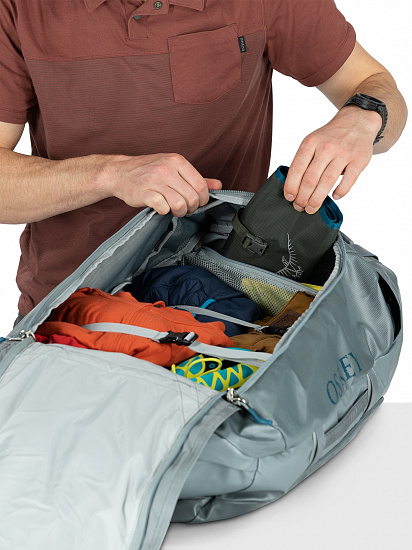 Баул Osprey Transporter 65 Smoke Grey - Фото 6 большая