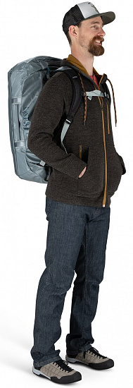 Баул Osprey Transporter 65 Smoke Grey - Фото 8 большая