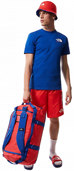 Баул The North Face Base Camp Duffel S Horizon Red-TNF Blue - Фото 9 большая