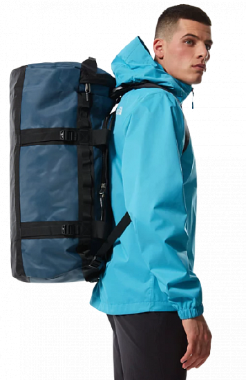 Баул The North Face Base Camp Duffel M Monterey Blue-TNF Black - Фото 6 большая
