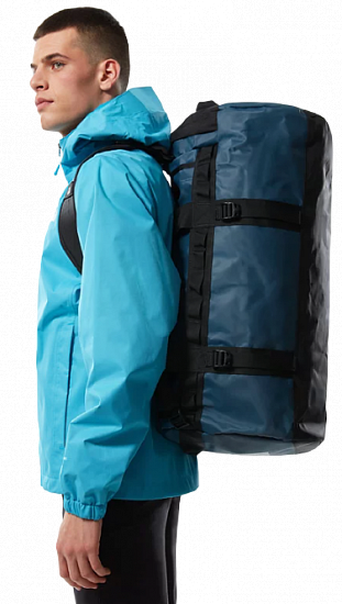 Баул The North Face Base Camp Duffel M Monterey Blue-TNF Black - Фото 7 большая