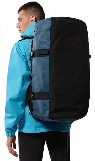 Баул The North Face Base Camp Duffel M Monterey Blue-TNF Black - Фото 8 большая